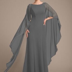JJs House Charcoal Long Sleeve Dress
